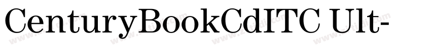 CenturyBookCdITC Ult字体转换